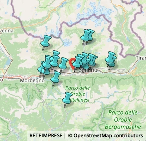 Mappa Via Balzarro, 23012 Castione Andevenno SO, Italia (9.591)