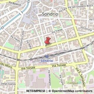 Mappa Via Nazario Sauro,  23, 23100 Sondrio, Sondrio (Lombardia)