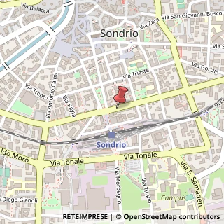 Mappa Via Nazario Sauro, 18, 23100 Sondrio, Sondrio (Lombardia)