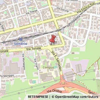 Mappa Via Giosue Carducci, 69, 23100 Sondrio, Sondrio (Lombardia)