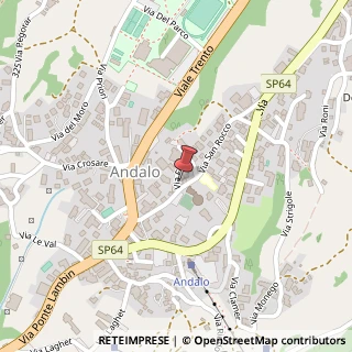 Mappa Via Fovo, 2, 38010 Andalo, Trento (Trentino-Alto Adige)