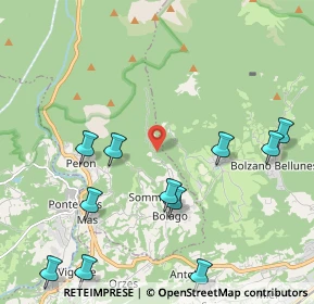 Mappa Via Barp, 32036 Sedico BL, Italia (2.50273)