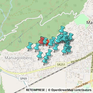 Mappa Via Mazzoli Chiasais, 33085 Maniago PN, Italia (0.33296)
