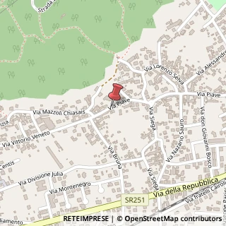 Mappa Via Piave, 124, 33085 Maniago, Pordenone (Friuli-Venezia Giulia)
