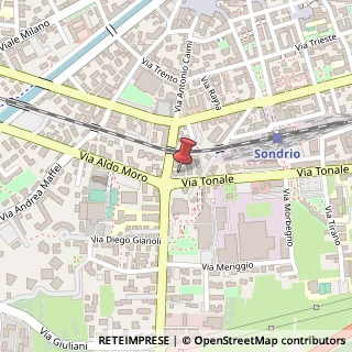 Mappa Via Aldo Moro, 14/A, 23100 Sondrio, Sondrio (Lombardia)