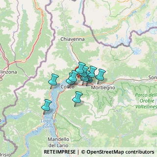 Mappa Via Provescio, 23015 Dubino SO, Italia (7.44182)