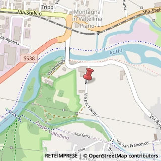 Mappa Strada Provinciale per Faedo, 68, 23020 Montagna in Valtellina, Sondrio (Lombardia)