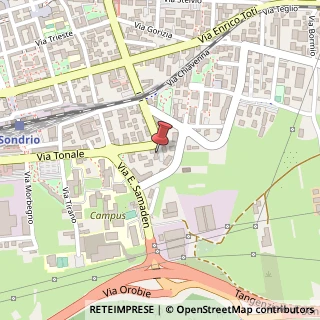 Mappa Via Fiume, 62, 23100 Sondrio, Sondrio (Lombardia)