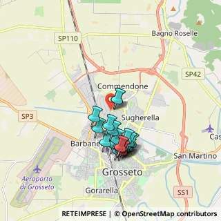 Mappa Via Senegal, 58100 Grosseto GR, Italia (1.58)