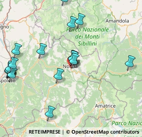 Mappa Via Meggiana, 06046 Norcia PG, Italia (20.2185)