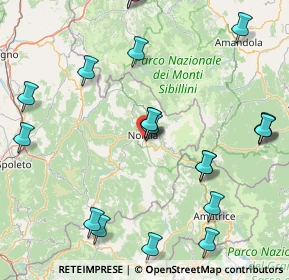 Mappa Via Meggiana, 06046 Norcia PG, Italia (21.15)