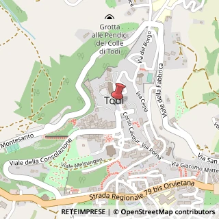 Mappa Piazza del Popolo, 7, 06059 Todi, Perugia (Umbria)