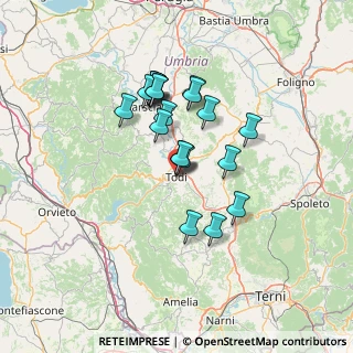 Mappa Via Giuseppe Cocchi, 06059 Todi PG, Italia (11.517)