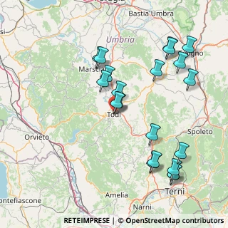 Mappa Via Giuseppe Cocchi, 06059 Todi PG, Italia (17.977)