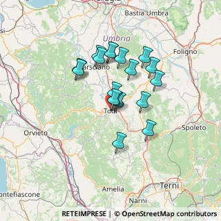 Mappa Via Giuseppe Cocchi, 06059 Todi PG, Italia (11.42056)