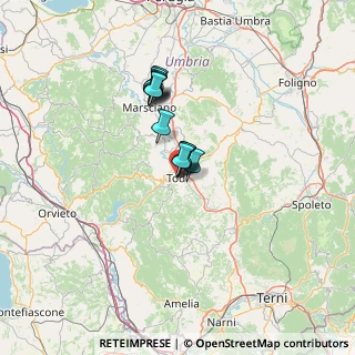 Mappa Via Giuseppe Cocchi, 06059 Todi PG, Italia (8.71667)