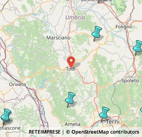 Mappa Via S. Bonaventura, 06059 Todi PG, Italia (35.48857)