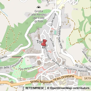 Mappa Via Giuseppe Mazzini, 13, 06059 Todi, Perugia (Umbria)