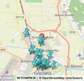 Mappa Località Commendone snc Presso centro commerciale Maremà, 58100 Grosseto GR, Italia (2.22316)