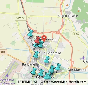 Mappa Località Commendone snc Presso centro commerciale Maremà, 58100 Grosseto GR, Italia (2.30929)
