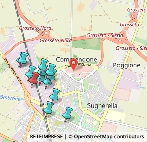 Mappa Località Commendone snc Presso centro commerciale Maremà, 58100 Grosseto GR, Italia (1.14462)