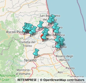 Mappa Via Santa Maria ad Cellas, 64027 Sant'Omero TE, Italia (10.972)