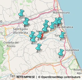 Mappa Via Santa Maria ad Cellas, 64027 Sant'Omero TE, Italia (6.118)