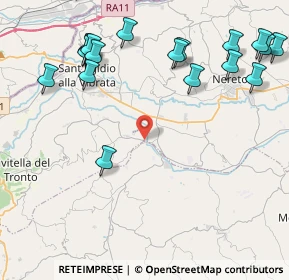 Mappa Frazione Villa Selva, 64027 Garrufo TE, Italia (5.83)