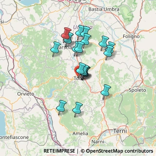 Mappa Vicolo dei Magazzini, 06059 Todi PG, Italia (11.9505)