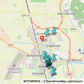 Mappa Via Borneo, 58100 Grosseto GR, Italia (2.50438)