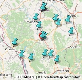 Mappa Via San Lorenzo, 06059 Todi PG, Italia (16.66)