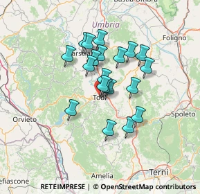 Mappa Via San Lorenzo, 06059 Todi PG, Italia (10.703)