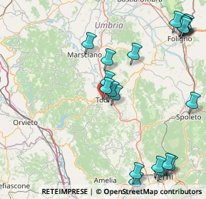 Mappa Via San Lorenzo, 06059 Todi PG, Italia (22.0785)