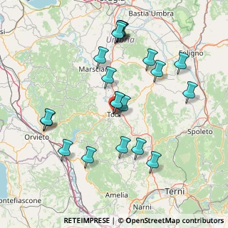 Mappa Via delle Mura Antiche, 06059 Todi PG, Italia (16.66)