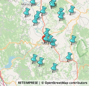 Mappa Via San Lorenzo, 06059 Todi PG, Italia (9.05)