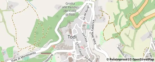 Mappa Todi