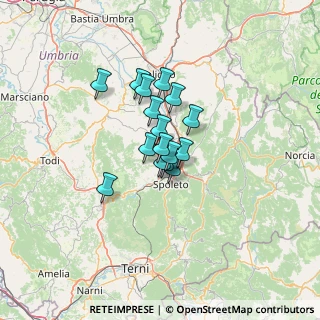 Mappa Località Colle di Maiano, 06049 Spoleto PG, Italia (8.34875)