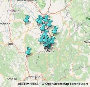 Mappa Località Colle di Maiano, 06049 Spoleto PG, Italia (8.34875)