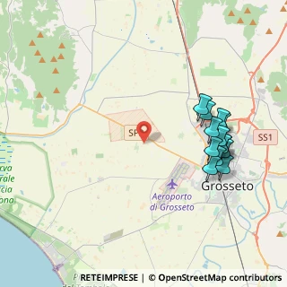 Mappa Strada Marrucheto, 58100 Grosseto GR, Italia (4.48385)