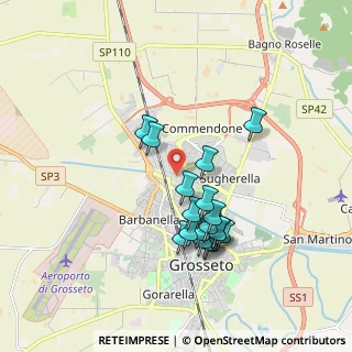 Mappa Largo Giava, 58100 Grosseto GR, Italia (1.71889)