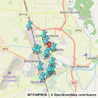 Mappa Via Australia, 58100 Grosseto GR, Italia (1.67786)