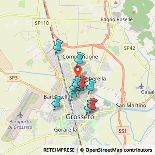 Mappa Viale Repubblica Dominicana, 58100 Grosseto GR, Italia (1.41727)