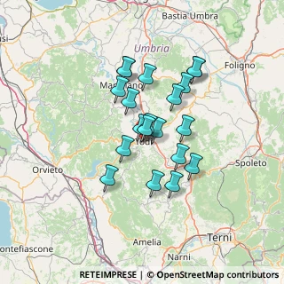Mappa Viale della Vittoria, 06059 Todi PG, Italia (11.048)