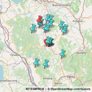 Mappa Viale della Vittoria, 06059 Todi PG, Italia (12.115)