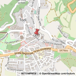 Mappa Via roma 30, 06059 Todi, Perugia (Umbria)