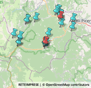 Mappa Frazione S. Maria, 63095 Paggese-Santa Maria AP, Italia (7.9575)