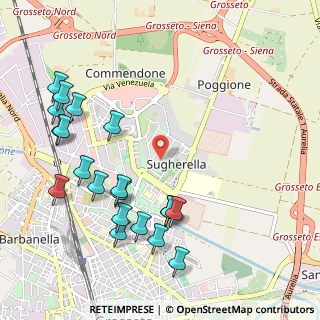 Mappa Via Annibale Spinelli, 58100 Grosseto GR, Italia (1.267)