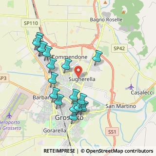Mappa Via Annibale Spinelli, 58100 Grosseto GR, Italia (2.08)