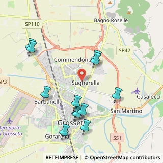 Mappa Via Annibale Spinelli, 58100 Grosseto GR, Italia (2.31333)