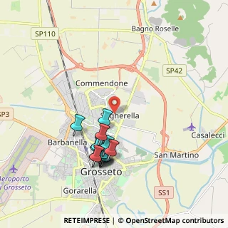 Mappa Via Annibale Spinelli, 58100 Grosseto GR, Italia (1.92643)